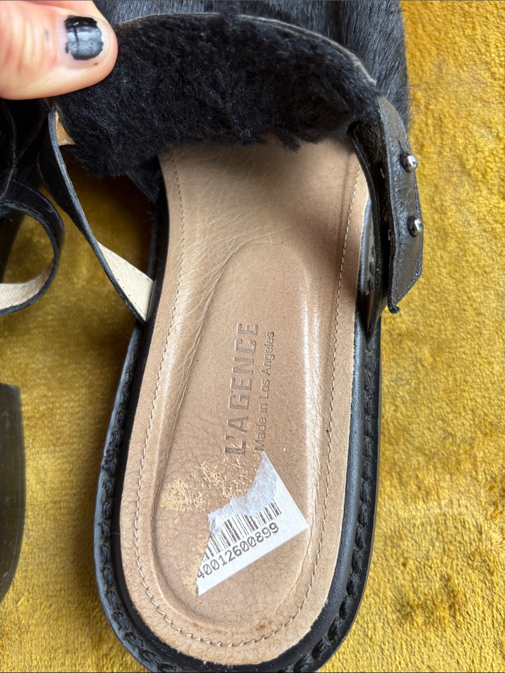 L'agence Pony Hair Mules - Picture 4 of 5